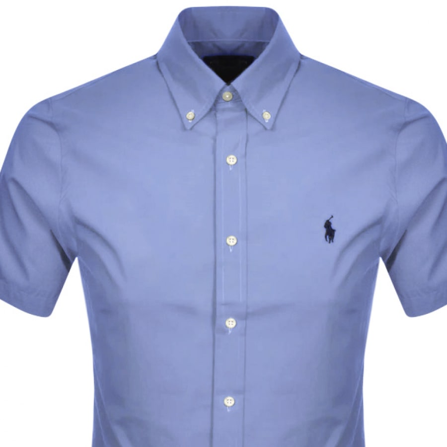 Alternative Image for ProductRalph Lauren Custom Fit Short Sleeve Shirt Blue2